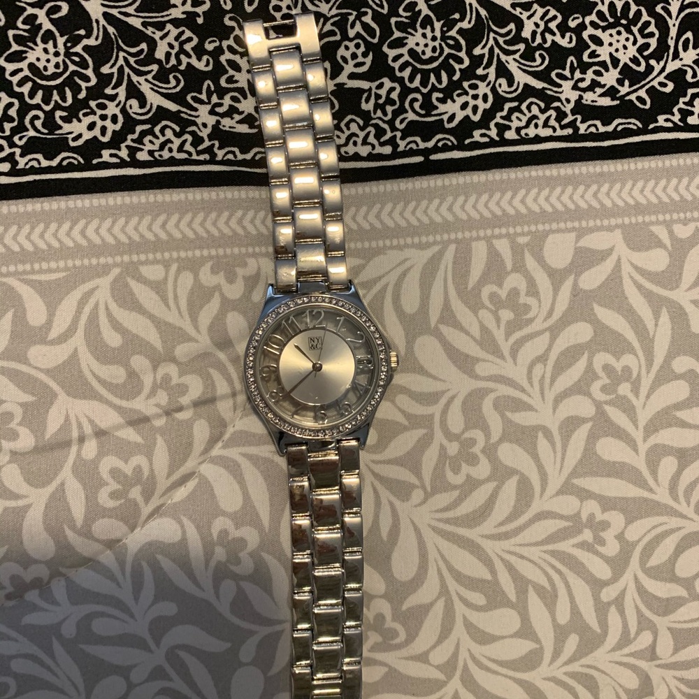 Silver watch